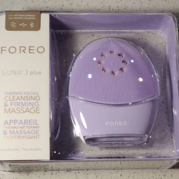 Foreo Luna 3 Plus Thermo-facial Microcurrent Cleansing Sensitive Skin NIB